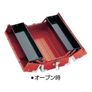 ＴＯＮＥ ツールケース(メタル) V形2段式 シルバー FC813AG-3904377-イメージ2