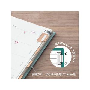 デザインフィル インデックスクリップ チラット オレンジ 8個×5冊 FC36576-43230006-イメージ3