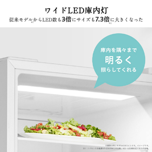 ハイセンス 【右開き】450L 5ドア冷蔵庫 アッシュブラック HR-DC450KB-イメージ11