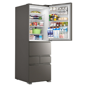 ハイセンス 【右開き】450L 5ドア冷蔵庫 アッシュブラック HR-DC450KB-イメージ15