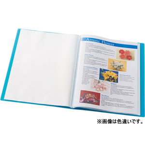 キングジム シンプリーズ クリアーファイル(透明)GX A4 40ポケット ピンク F935488-186TSPWGXﾋﾝ-イメージ2