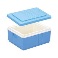 岐阜プラスチック工業 弁当保温コンテナー HC-40 スカイブルー FC314LR-5880210