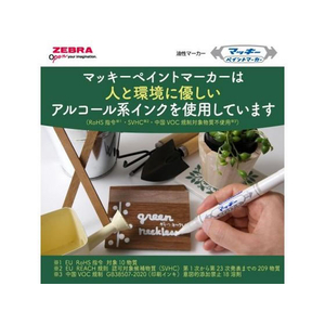 ゼブラ マッキーペイントマーカー極細 3色セット FCF003S-YYTS20-3C-YD-イメージ5