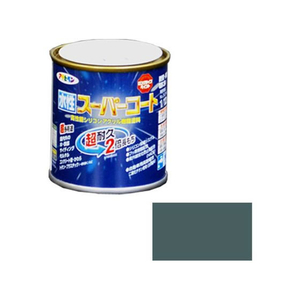 アサヒペン 水性スーパーコート 1／12L ヘリテージグリーン FC572NV-イメージ1