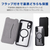 エレコム arrows We3用 ハイブリッドケース フラップ付 極限 MAGKEEP ブラック PM-F261MAGFPKBK-イメージ3