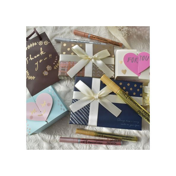 マービー 油性 メタリックマーカー デコカラープレミアム ゴールド 細字 FC367PH-240-G 人気・おすすめ｜使いやすい・旅行におすすめ 品質保証 全国発送 在庫限り