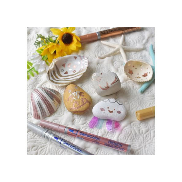 マービー 油性 メタリックマーカー デコカラープレミアム ゴールド 細字 FC367PH-240-G 人気・おすすめ｜使いやすい・旅行におすすめ 品質保証 全国発送 在庫限り