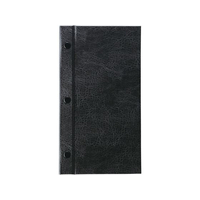 えいむ ホック式VPメニューブック HB-205 タテS ブラック FC248LX-8132270