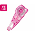 プラス ホワイパーミニローラー交換テープ4.2mm ピンク 10個 1箱(10個) F882205-43928