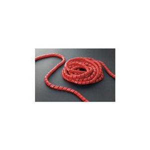 トラスコ中山 TRUSCO　スパイラルチューブ10m　結束径9．0～32．0　赤 TSP12R-イメージ1