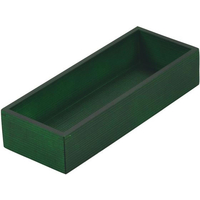 江部松商事 木製 千筋カトラリーボックス 緑 FC991LD-1655400