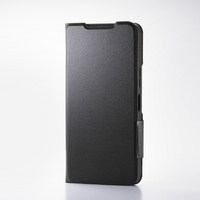 エレコム arrows We3用 手帳型ケース 極限 薄型 磁石付 ブラック PM-F261PLFUKBK