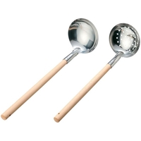 リス 18-0 木柄 レードル 穴明 レードル(穴明) FCL3783-042022002