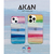 AKAN iPhone 13用ソフトクリアケース 海の波 ブルー AK20986I13-イメージ2
