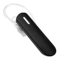 ラスタバナナ Bluetooth 5．0 片耳イヤフォンマイク スイッチ付 ブラック RBTEMMS02BK