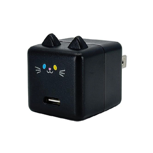 ラスタバナナ Type-C 1ポート AC充電器 5V/1．5A モバにゃー ちびーず ごま RACC1A02GOM-イメージ1