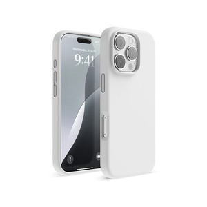 elago iPhone16Pro用シリコンケｰス ホワイト EL_IPRCSSCS3_WH-イメージ1