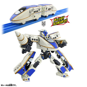 タカラトミー  プラレール シンカリオン チェンジ ザ ワールド SGX03 シンカリオン E7かがやき ブルー SGX03ｼﾝｶﾘｵﾝE7ｶｶﾞﾔｷ-イメージ1