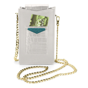 Cellularline MiniBag ショルダーバッグ  カード収納 ホワイト MINIBAGJOYW-イメージ2