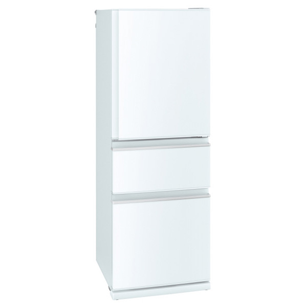 三菱 【右開き】330L 3ドア冷蔵庫 パールホワイト MR-CX33J-W 右開き 330L