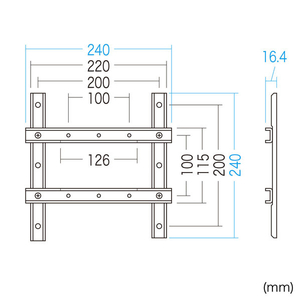 サンワサプライ VESA変換金具 CR-LAVESA200-イメージ2