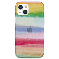 AKAN iPhone 13用ソフトクリアケース 海の波 トロピカル AK20987I13