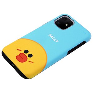 LINE FRIENDS iPhone 11用ケース DUAL GUALD Full Face SALLY KCJ-DFX004-イメージ2