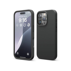 elago iPhone16Pro用シリコンケｰス ブラック EL_IPRCSSCS3_BK-イメージ2