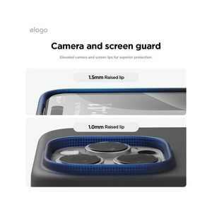elago iPhone16Pro用シリコンケｰス ブラック EL_IPRCSSCS3_BK-イメージ6