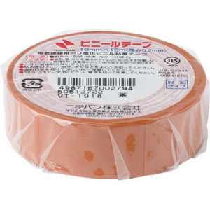 ニチバン ビニールテープ 19mm×10m 茶 FCW4241-VT-1918-イメージ1
