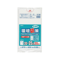 ジャパックス 分別ペール用 20L～25L 半透明 20枚 FCE002S-KT25