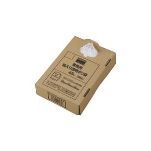 トラスコ中山 TRUSCO　業務用ポリ袋　透明・箱入り　0．05X45L　100枚入 X0045N-イメージ1