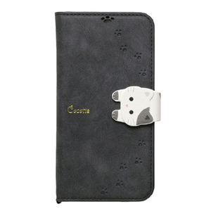 NATURAL design iPhone 15/14/13用手帳型ケース New Cocotte ブラック IP23-61-COT08-イメージ1