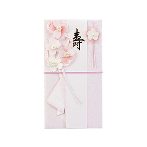 デザインフィル PC 金封144 結婚祝 桜ピンク柄 5枚 FC36584-25144006-イメージ1