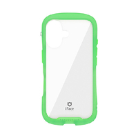 Ｈａｍｅｅ iPhone 16用強化ガラスクリアケース IFACE REFLECTION NEO クリアグリーン 41-979877