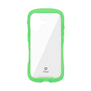 Ｈａｍｅｅ iPhone 16用強化ガラスクリアケース IFACE REFLECTION NEO クリアグリーン 41-979877-イメージ1