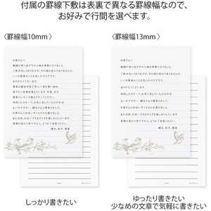デザインフィル 便箋[A5]大切な日に贈る トリ柄 FC427SK-20595006-イメージ6