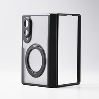 エレコム Galaxy Z Fold8用ハイブリッドケース 極限 MAGKEEP スタンドマット ブラック PM-G268MGSTKCBK