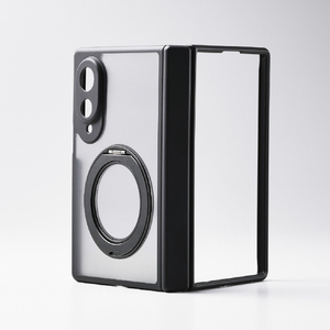エレコム Galaxy Z Fold8用ハイブリッドケース 極限 MAGKEEP スタンドマット ブラック PM-G268MGSTKCBK-イメージ1