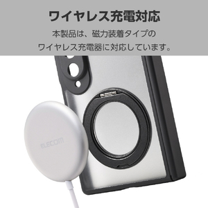 エレコム Galaxy Z Fold8用ハイブリッドケース 極限 MAGKEEP スタンドマット ブラック PM-G268MGSTKCBK-イメージ7