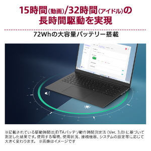 LG Electronics Japan ノートパソコン LG gram 14 オブシディアンブラック 14Z90T-GA52J2-イメージ5