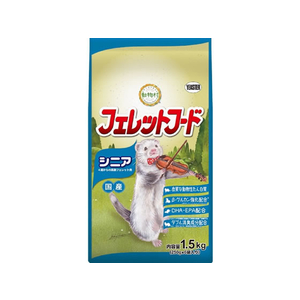 イースターペット 動物村 フェレットフード シニア 1.5kg(250g×6袋) FC77728-イメージ1