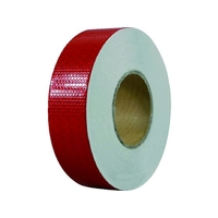 セーフラン安全用品 高輝度反射テープ 赤 幅50mm×50m 赤50500.35 FC879HW-2068982