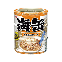 アイシア 海缶ミニ3P ささみ入りかつお 180g(60g×3缶) ｳﾐｶﾝﾐﾆ3Pｻｻﾐｲﾘｶﾂｵ