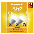パナソニック LED電球 E26口金 全光束810lm(7．0W一般電球タイプ) 温白色相当 2個入り パルック LDA7WWGK62T