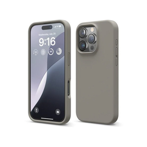 elago iPhone16Pro用シリコンケｰス ミディアムグレー EL_IPRCSSCS3_MG-イメージ2