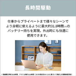 富士通 FMV C77-L3PE 13．3型WUXGA/Ryzen AI 7/Radeon840M/メモリ16GB/約512GB SSD/WiFi 7 e angle select FMV Note C ピンクゴールド K0N90003JP-イメージ10
