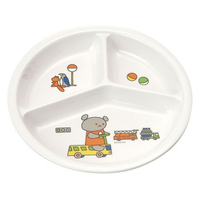 国際化工 メラミン子供食器 こぐまちゃん 三仕切皿 小 J25KO FC315LD-1444920