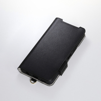 エレコム arrows We3用 手帳型ケース 極限 磁石付 耐衝撃 ブラック PM-F261PLFY5KBK