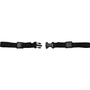 トラスコ バックパック用チェストベルト　黒　ベーシック TCBB-A-イメージ1